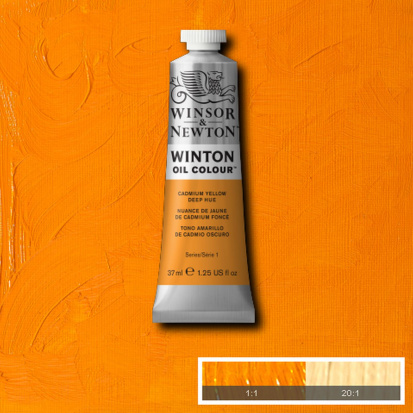 Масляная краска "Winton", оттенок насыщенно-желтый кадмий 37мл sela25